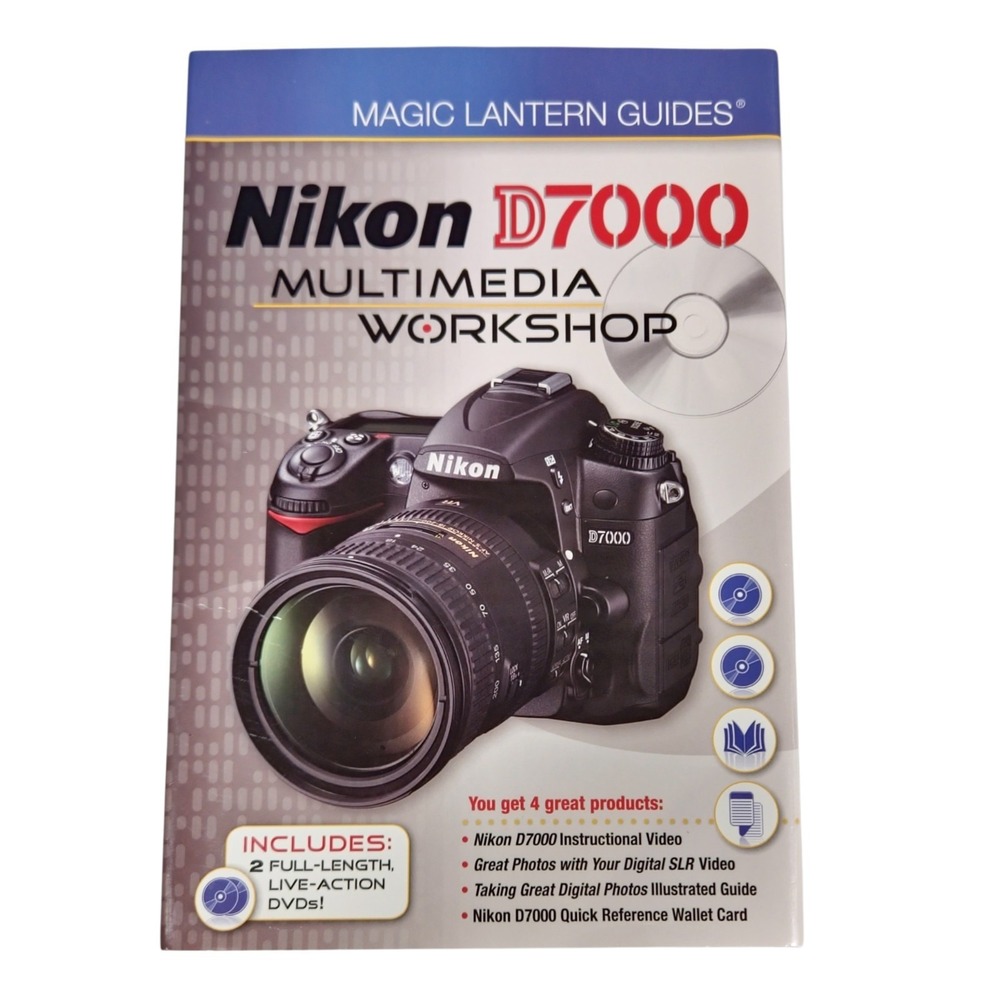 Nikon D7000 Multimedia Workshop Book 2 DVDs Magic Lantern Guides 2011